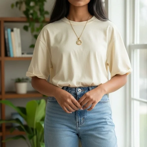 🆕 Moon Crystal Pendant Necklace-Stainless Steel - Picture 2 of 3